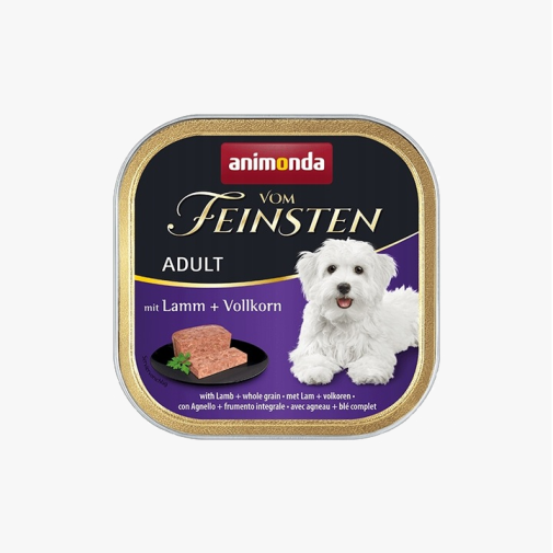 Karma Dla Psa Animonda Vom Feinsten Adult 150g Jagnięcina Z Ziarnami