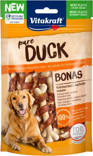 Vitakraft Przysmak Dla Psa Pure Bonas Kaczka 80g
