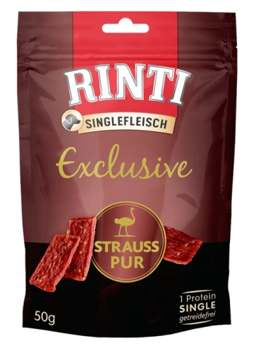 Rinti Chicko Exclusive Przysmak Dla Psa Struś 50g