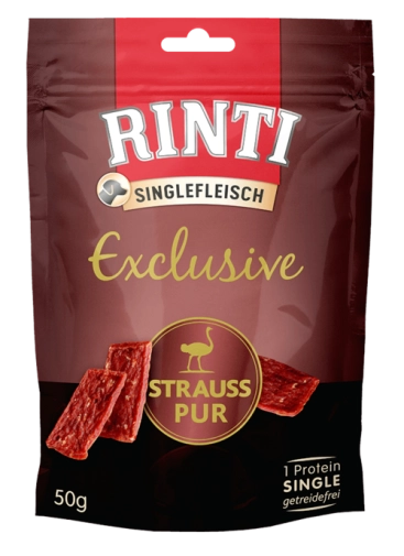 Rinti Chicko Exclusive Przysmak Dla Psa Struś 50g