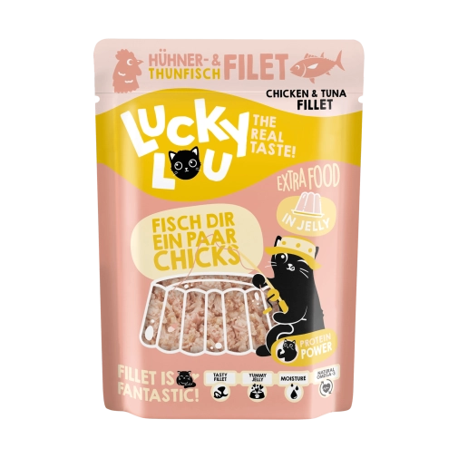 Lucky Lou Extrafood Tuńczyk z Kurczakiem w Galaretce 70g