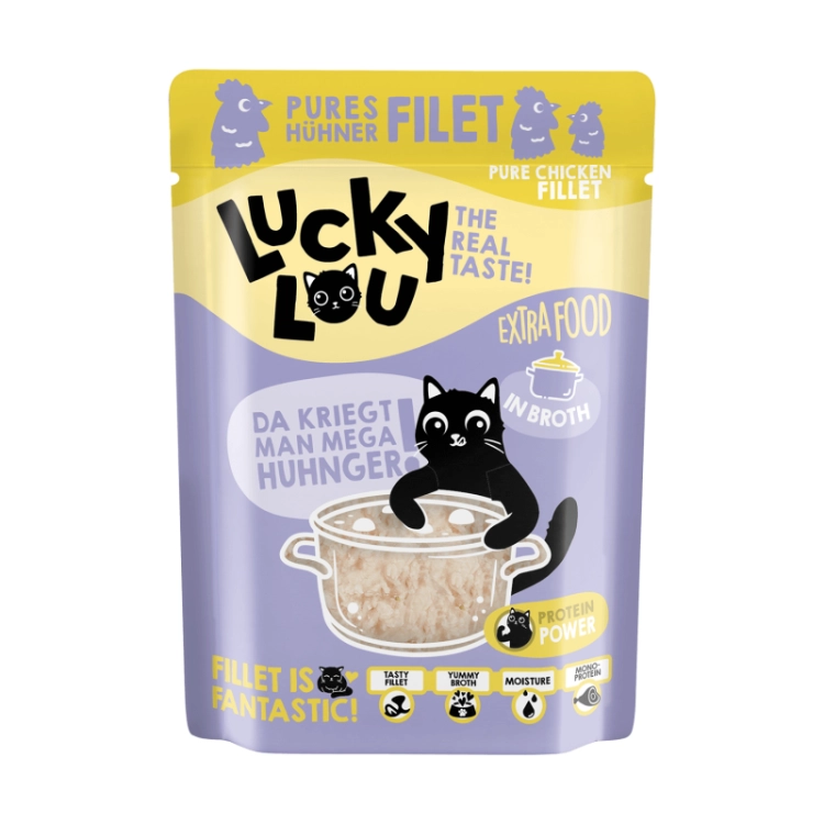 Lucky Lou Extrafood Kurczak w Bulionie 70g