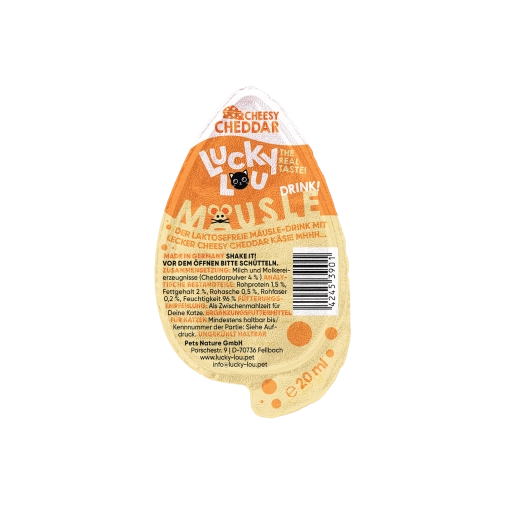 Lucky Lou Przysmak Dla Kota Mausle Drink Snack Cheddar 20ml