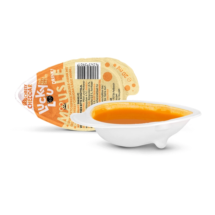 Lucky Lou Przysmak Dla Kota Mausle Drink Snack Cheddar 20ml
