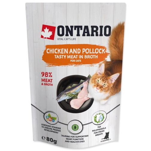 Ontario Kurczak Z Mintajem W Rosole 80g