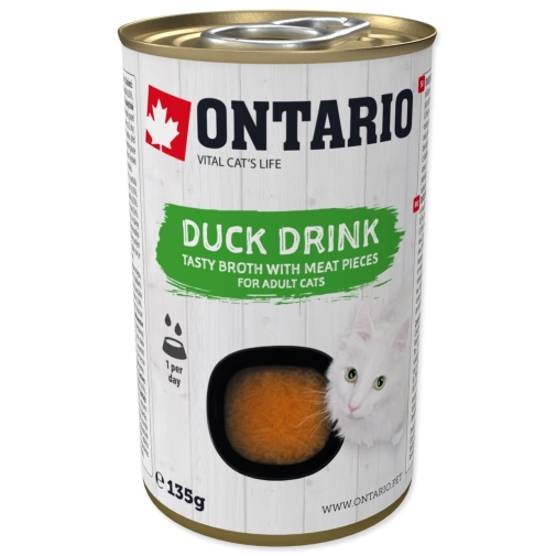 Ontario Duck Drink Przysmak Dla Kota Z Kaczką 135g