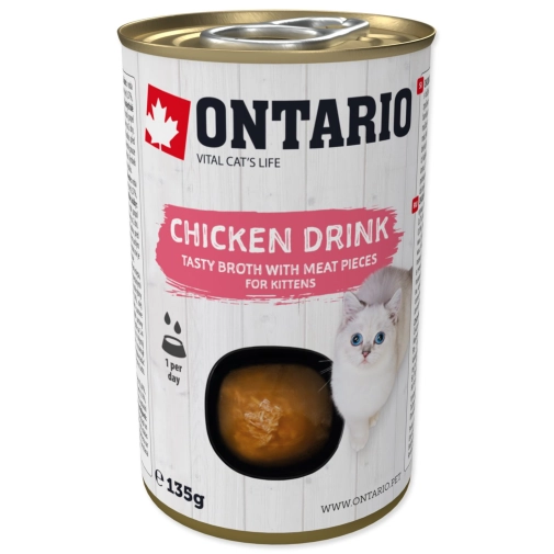 Ontario Chicken Drink Przysmak Dla Kociąt Z Kurczakiem 135g
