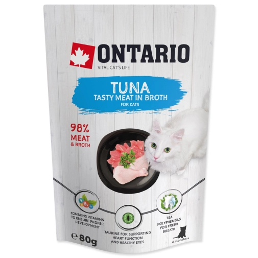 Ontario Dla Kota Tuńczyk W Rosole 80g
