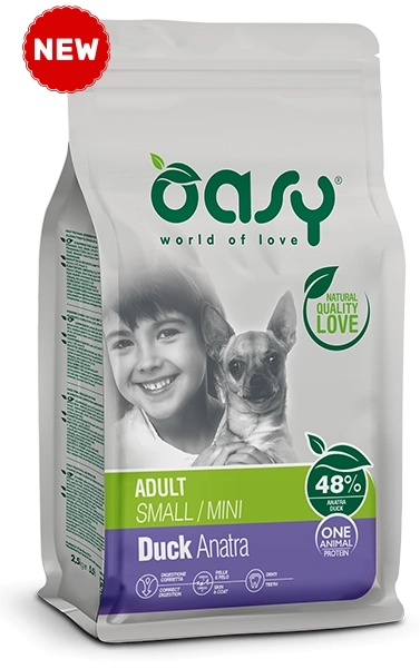Oasy One Protein Mini Kaczka 2,5kg