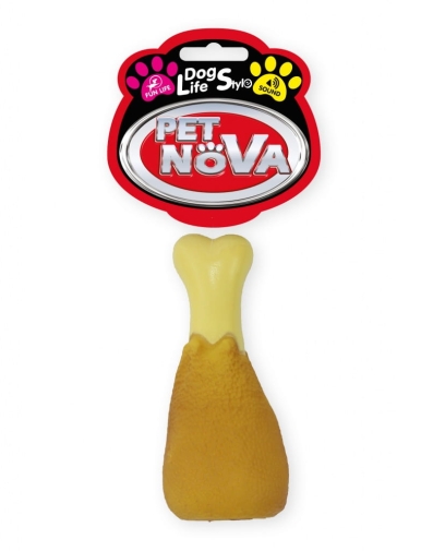 Pet-Nova Zabawka Dla Psa Vinylowa Udko Kurczaka 13cm
