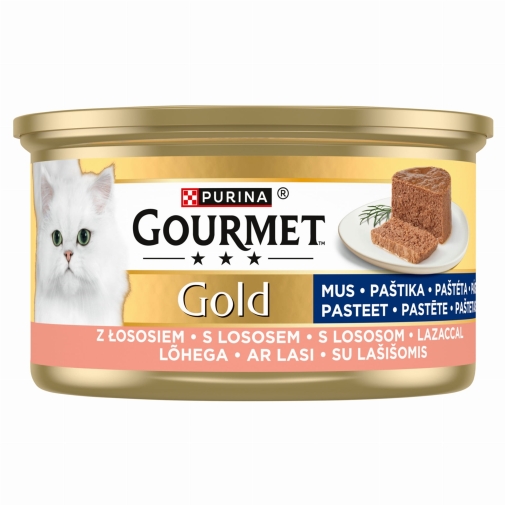 Gourmet Gold Mus Łosoś 85g