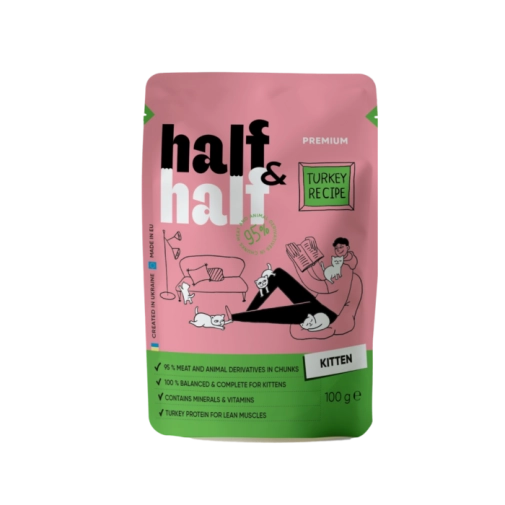 Half&half Kitten Kawałki Indyka w Galaretce saszetka 100g
