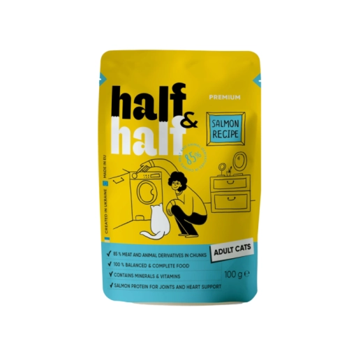 Half&half Kawałki Łososia w Galaretce saszetka 100g