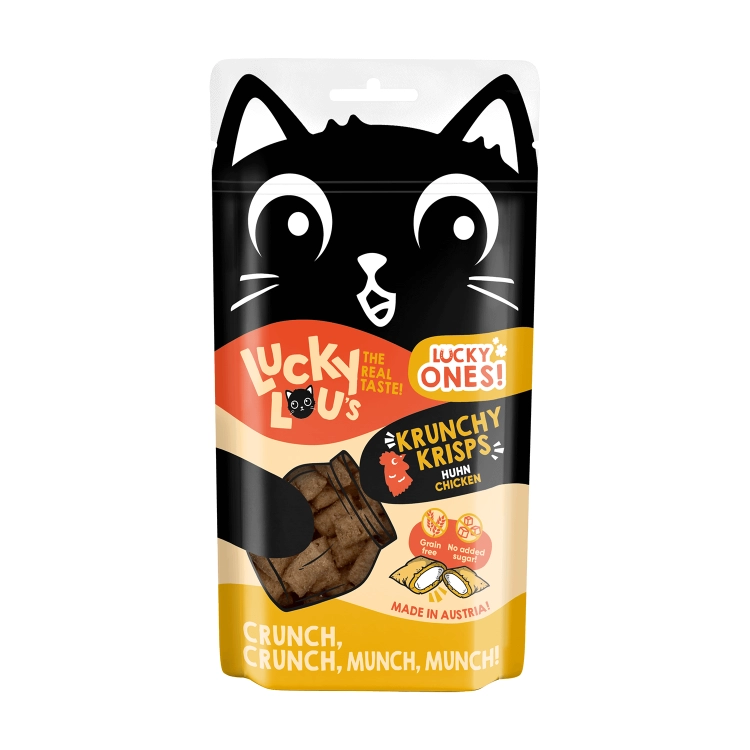 Lucky Lou Przysmak Dla Kota Ones Krunchy Krisps Kurczak 60g