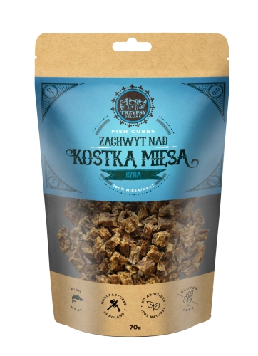 Zachwyt Nad Kostką Mięsa Z Ryby 70g