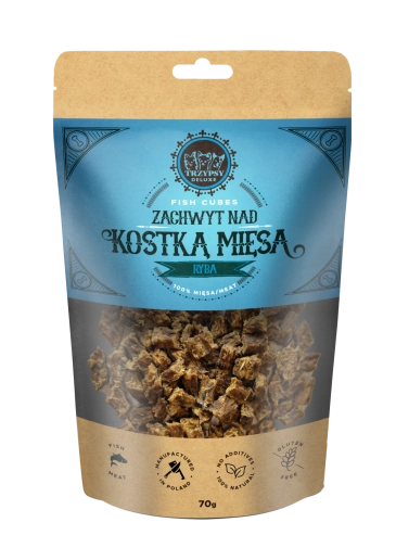 Zachwyt Nad Kostką Mięsa Z Ryby 70g