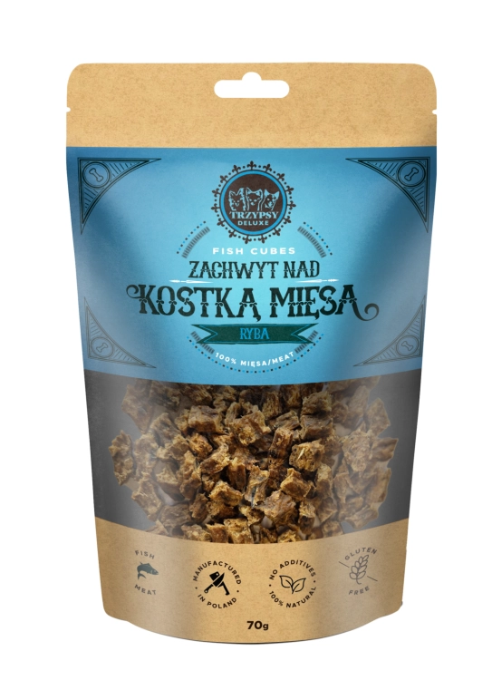 Zachwyt Nad Kostką Mięsa Z Ryby 70g