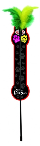 Pet-Nova Zabawka Dla Kota Wędka z Piórkiem 40cm