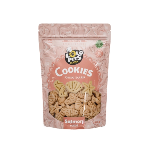 Lolo Pets Ciastka Z Łososiem 350g
