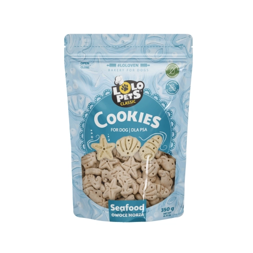 Lolo Pets Ciastka Owoce Morza 350g