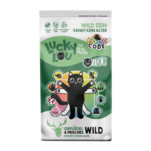 Lucky Lou Code Lifestage Senior Drób z Dziczyzną 340g