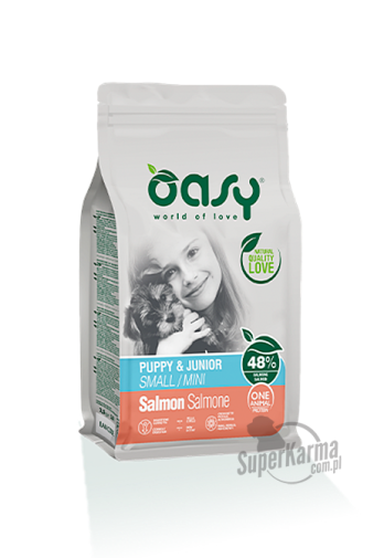 Oasy One Protein Mini Puppy&Junior Łosoś 2,5kg