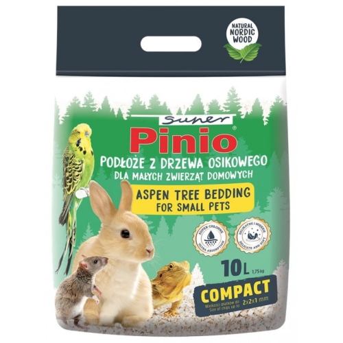 Super Benek Pinio Podłoże z Drzewa Osikowego Compact 10L