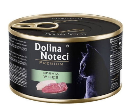 Dolina Noteci Premium Dla Kota 185g Gęś