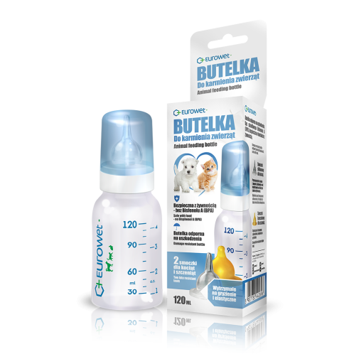 Eurowet Butelka Dla Szczeniąt/Kociąt 120ml
