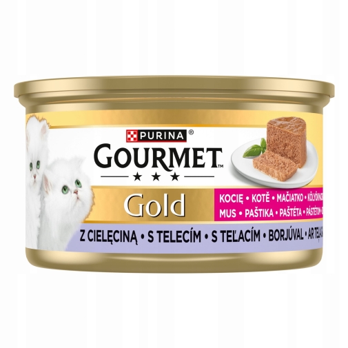 Gourmet Gold Mus Kitten z Cielęciną 85g