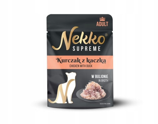 Nekko Supreme saszetka w Bulionie Kurczak z Kaczką 70g