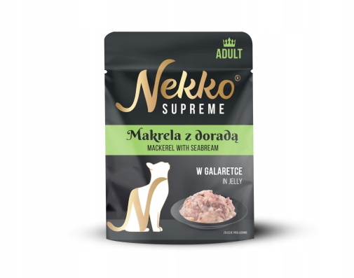 Nekko Supreme saszetka w Galaretce Makrela z Doradą 70g