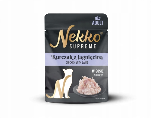 Nekko Supreme saszetka w Sosie Kurczak z Jagnięciną 70g