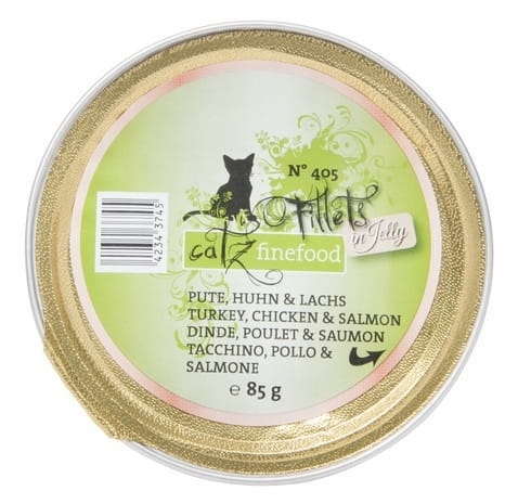 Catz Finefood Filety N.405 Indyk&Łosoś tacka 85g