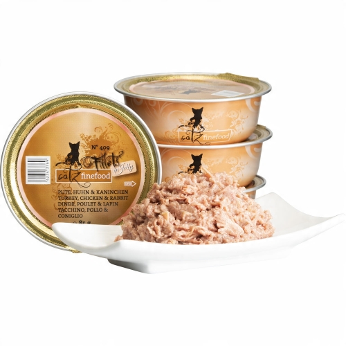 Catz Finefood Filety N.409 Indyk&Królik tacka 85g