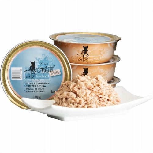 Catz Finefood Filety N.413 Kurczak&Tuńczyk tacka 85g