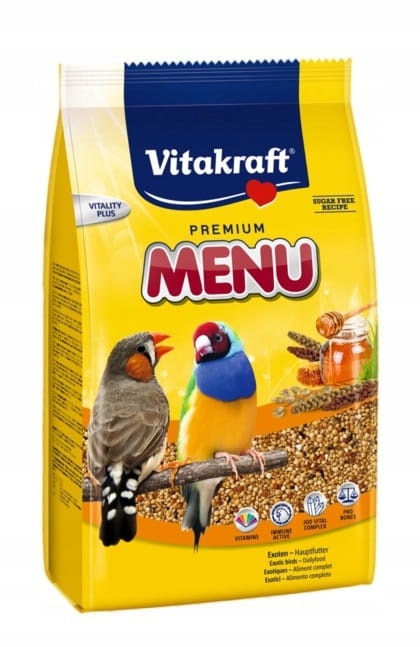 Vitakraft Menu Pokarm Dla Zeberek Exotis 500g