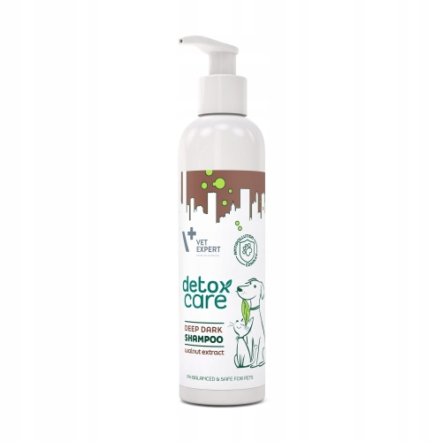 Vet Expert Detox CarePure Deep Dark Szampon 250ml dla Psa i Kota