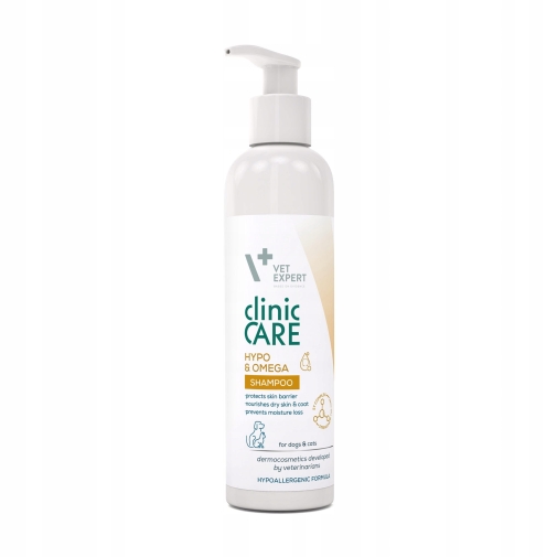 Vet Expert Clinic Care Hypo&Omega Szampon 250ml dla Psa i Kota