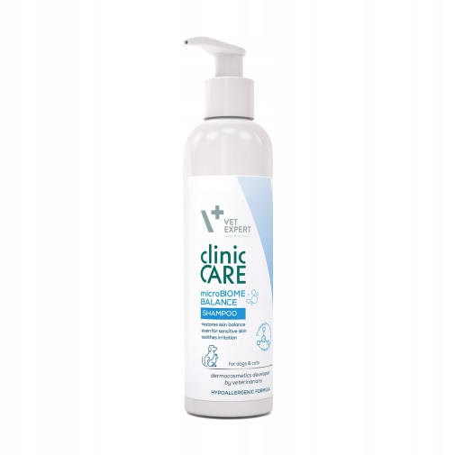 Vet Expert Clinic Care Care MicroBiome Balance Szampon 250ml dla Psa i Kota