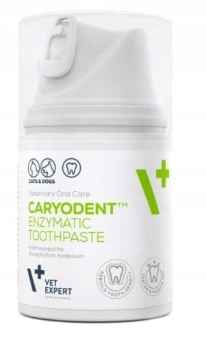 Vet Expert CaryoDent Toothpaste 50ml Enzymatyczny Żel do Zebów dla Psa i Kota