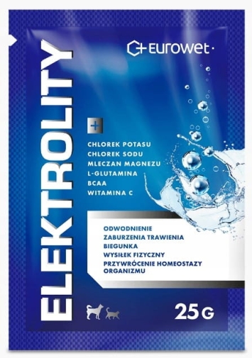 Eurowet Elektrolity Dla Psa i Kota saszetka 25g