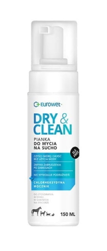Eurowet Dry&Clean Pianka Myjąca z Chlorheksydyną i Mocznikiem 150ml
