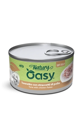 Oasy Natury Soft Jelly Tuńczyk z Kurczakiem Dla Kota Puszka 85g