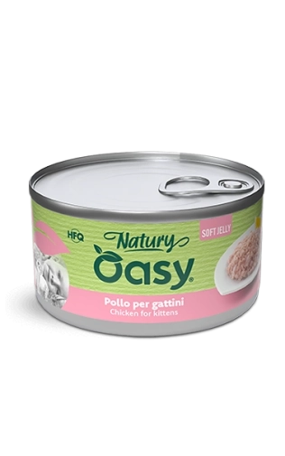 Oasy Natury Soft Jelly Kitten Kurczak Dla Kota Puszka 85g