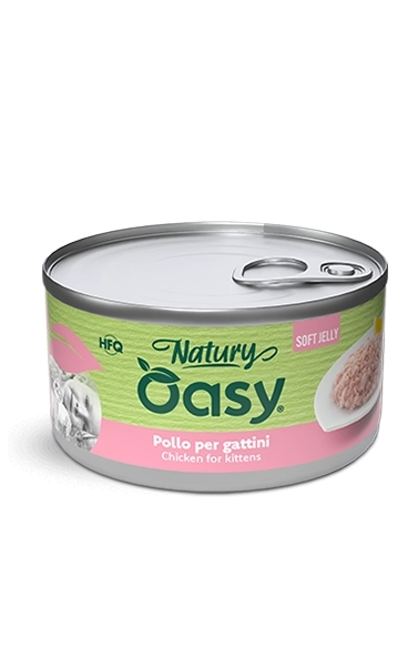 Oasy Natury Soft Jelly Kitten Kurczak Dla Kota Puszka 85g