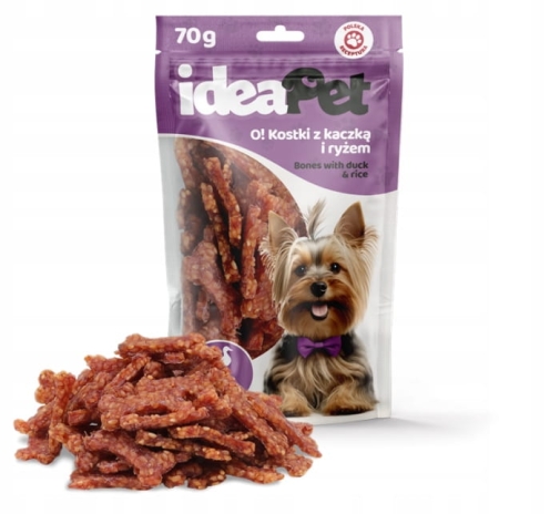 IdeaPet O! Kostki z Kaczką i Ryżem 70g