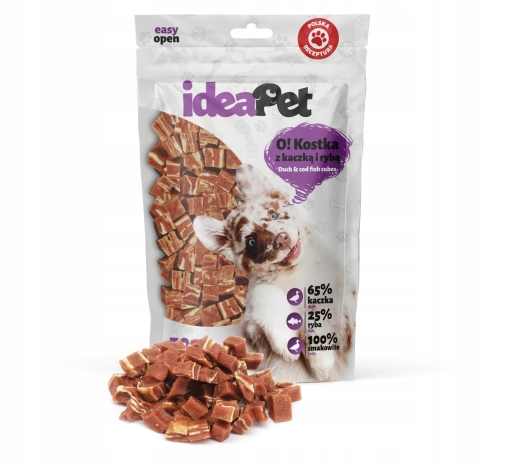 IdeaPet O! Kostki z Kaczką i Rybą 70g