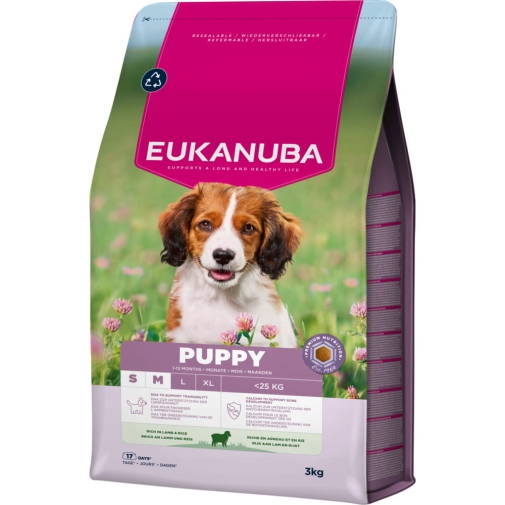 Eukanuba Puppy S&M Lamb&Rice  3kg