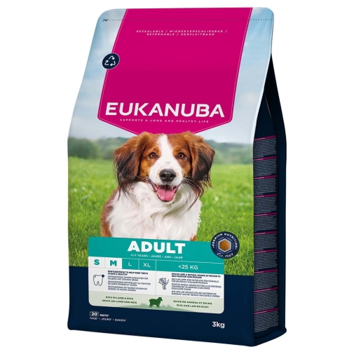 Eukanuba Adult S&M Lamb&Rice 3kg